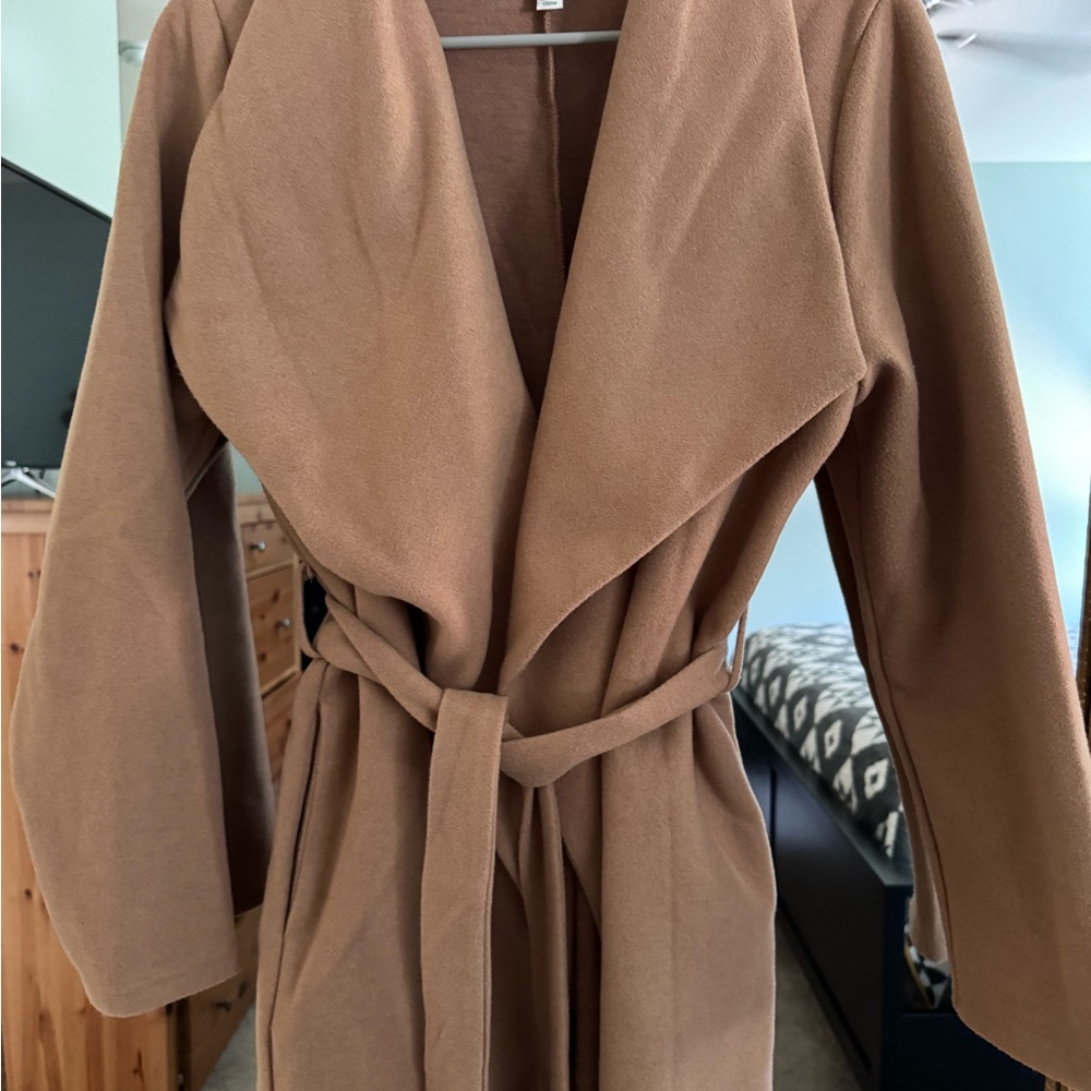 She + Sky Camel Coat